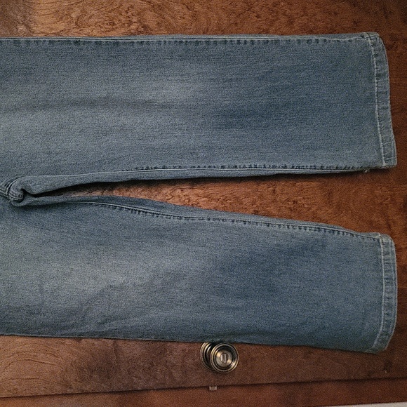 Fashion Nova Blue Flare & Wide Leg Jeans - Picture 6 of 9